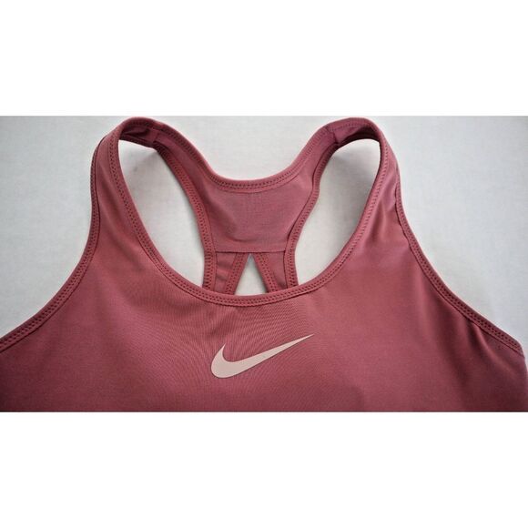 Nike DD0428 Womens Sz S (A-C) Pink Swoosh High Support Adjustable Sports Bra $60 - Picture 3 of 8